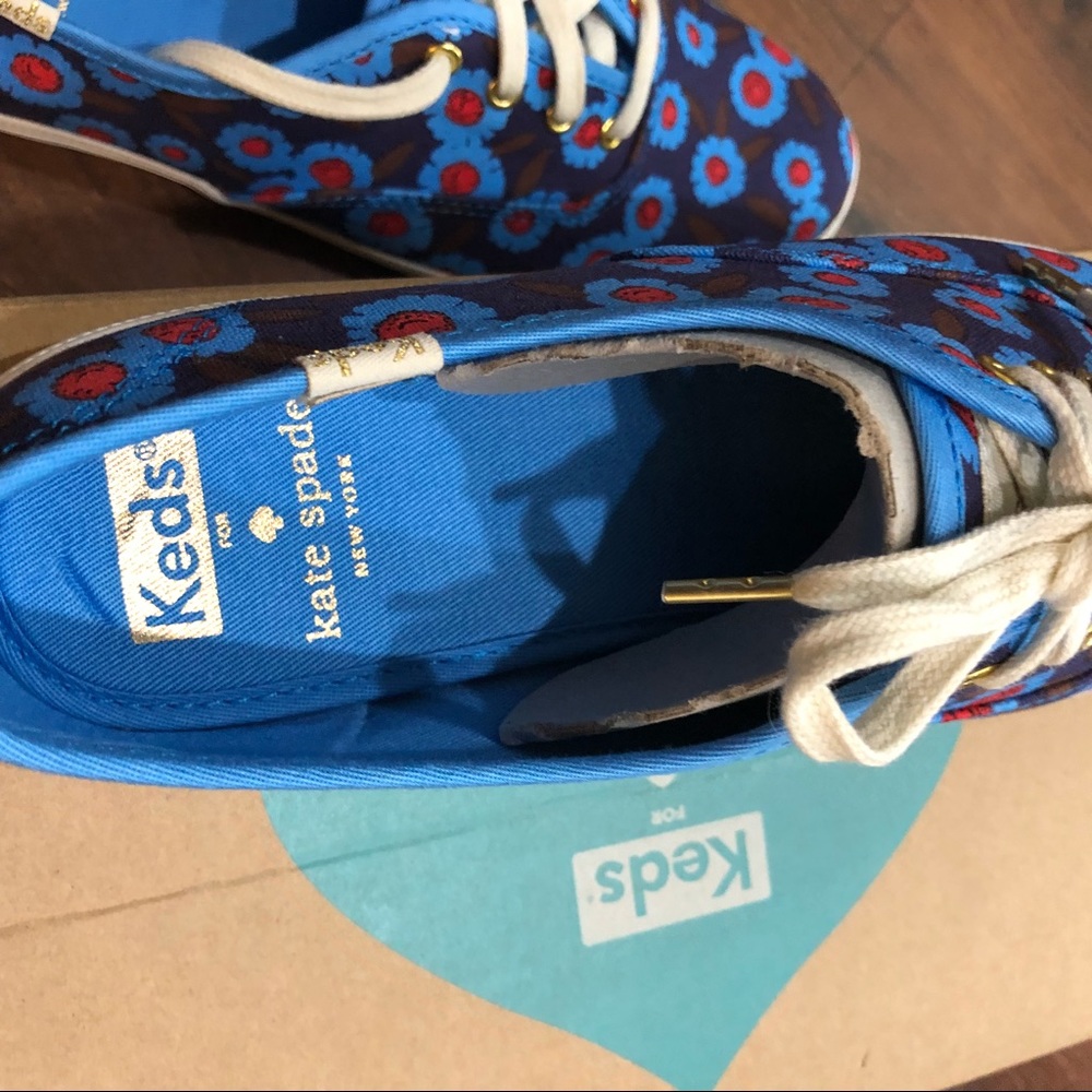 ❗️SOLD❗️Kate Spade ♠️ Keds peacock blue majorelle - Picture 3 of 8